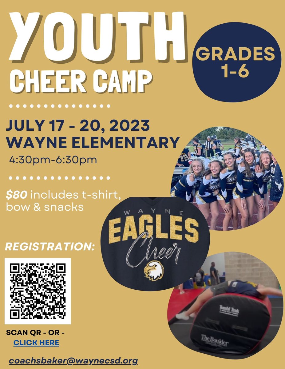 CheerWayne's tweet photo. Please share!  Link to register is in the comments. https://t.co/KikLIZw9Jn