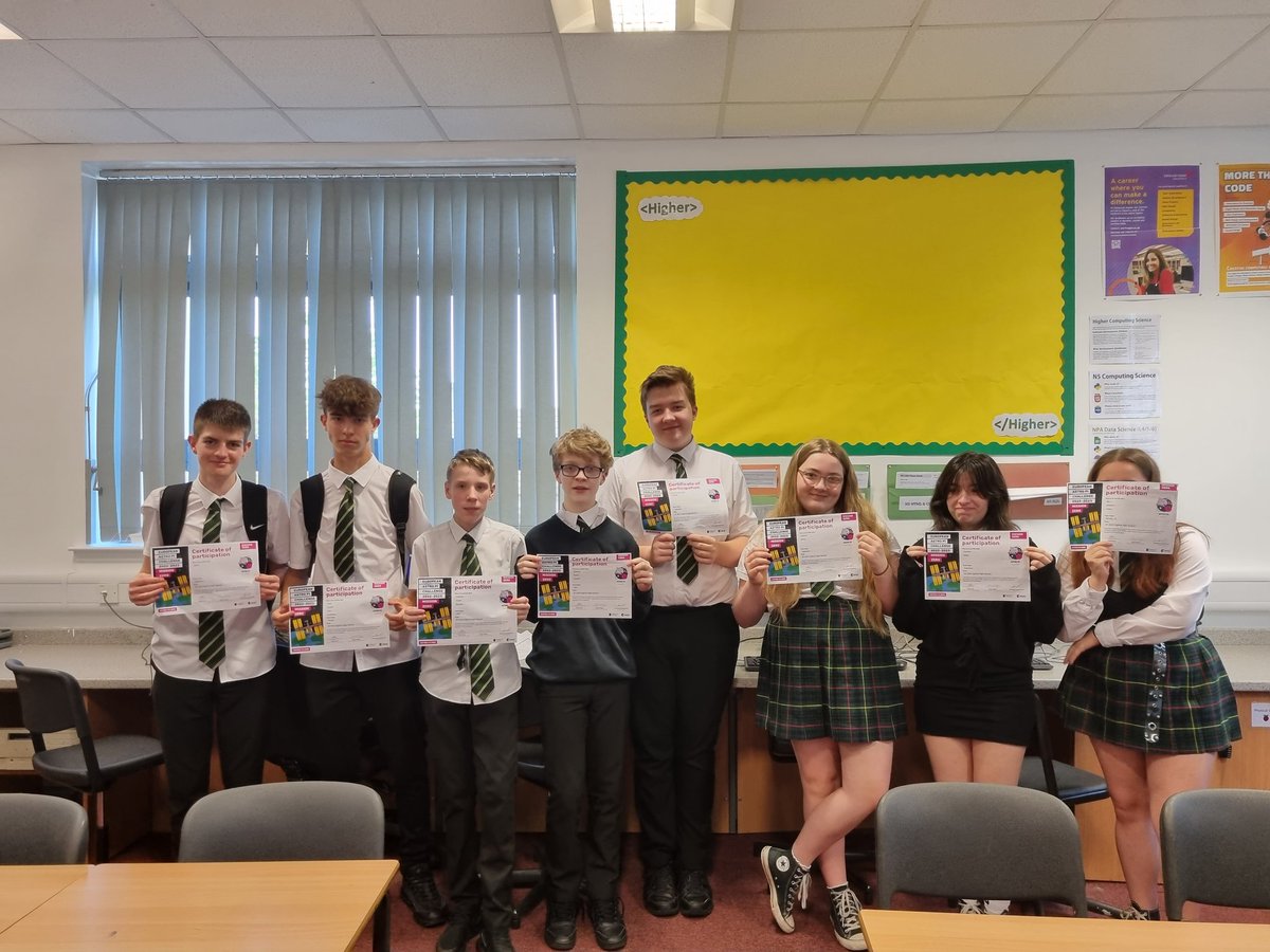 stjohscomp's tweet photo. These new S4s were excited to get their @Astro_Pi #MissionZero certificates.

In S3, they wrote Python programs that played a message/picture on the International @Space_Station!

The certificates show where the ISS was orbiting above the earth when their programs ran.

@StJOHS https://t.co/m1g1bY6EEn