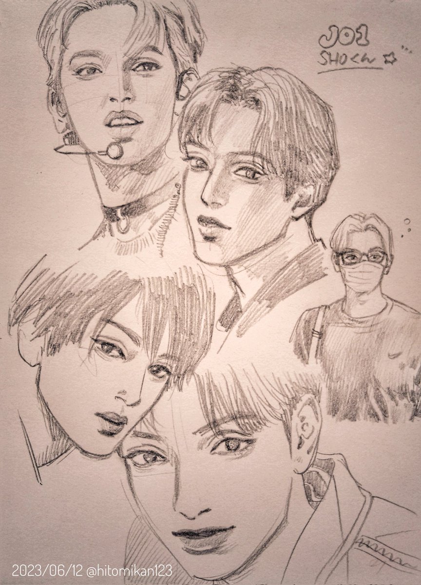 ちょっとだけJO1與那城くんを練習✍
描いてみたら妹の描く與那城くんとそっくりで笑ってしまう😂姉妹の絵柄似るよね… 