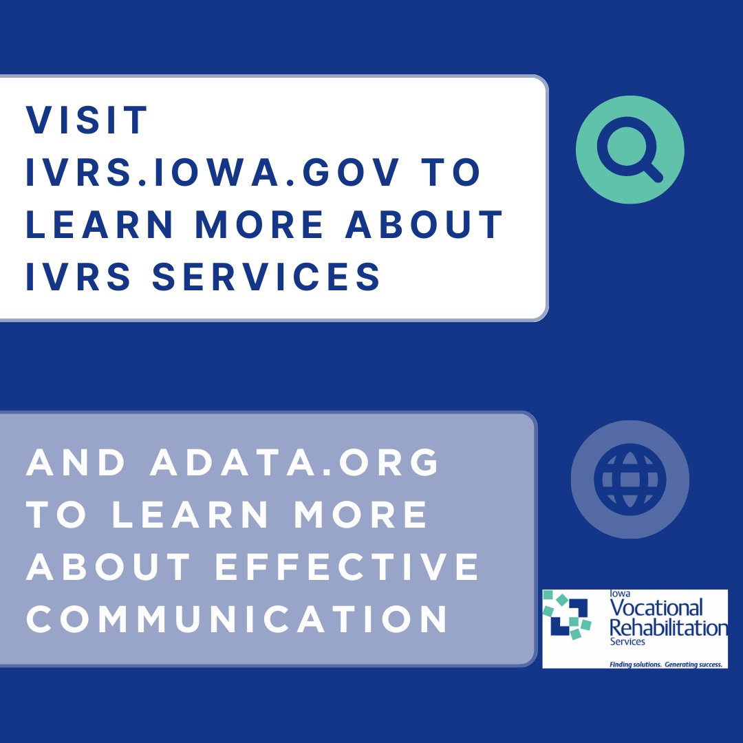 Iowa Vocational Rehabilitation Services (@IowaVRS) / Twitter