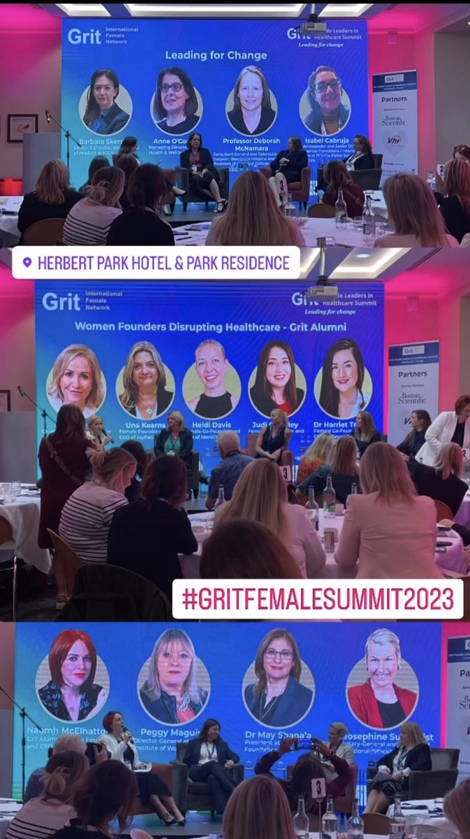 Wonderful list of panelists we have listened on leading for change and female leadership.