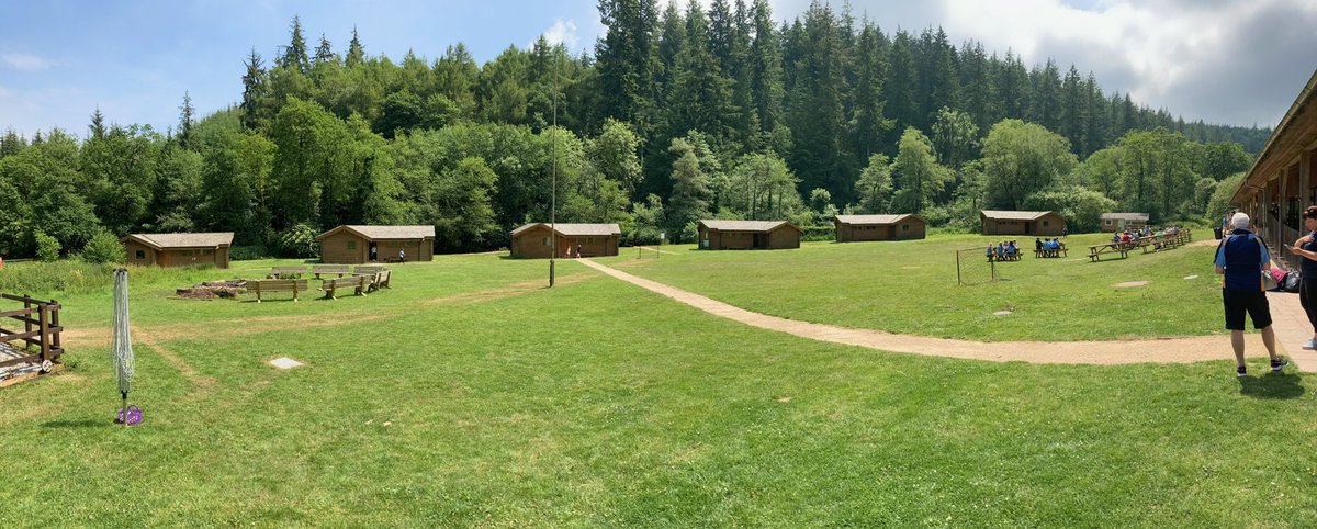 Year six have safely arrived on camp. They have enjoyed a sunny lunch, unpacked their things and are now diving (not literally) into the first activities in the stream: dam building and duck racing. #BAresidential <a href="/AspireAcademies/">Aspire Academy Trust</a>