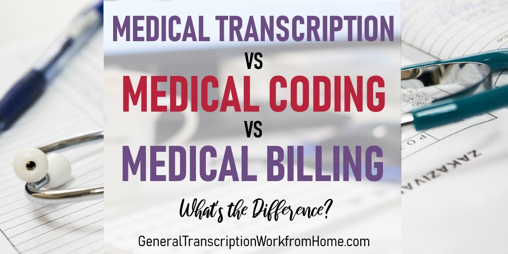 Medical Transcription vs. Medical Coding vs. Medical Billing #MedicalTranscription #medicalbilling #MT #WAHM #Moms …dicalbillingcertificationprograms.org/medical-transc…