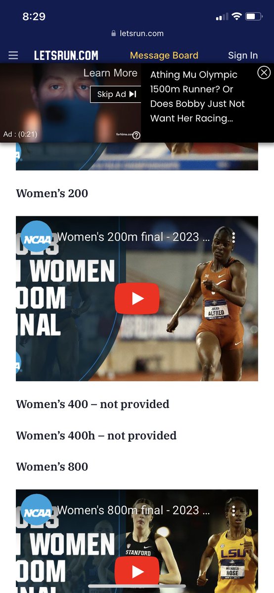 DevinMonson's tweet photo. @letsrundotcom @jgault13 how is the two races where Britton got upset ones they don’t have videos of?! https://t.co/6mJ1EuIjq0