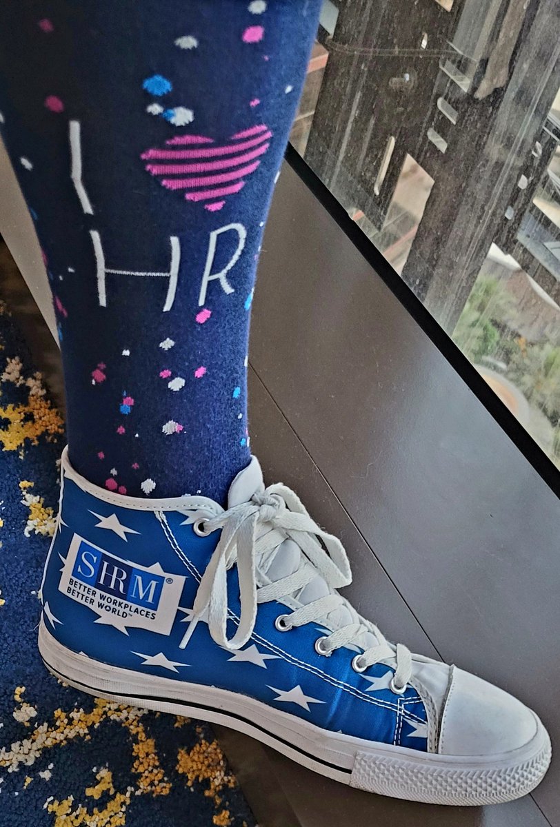 JeffPally's tweet photo. This morning's #HRSockShot just says it all...I Love HR!
If you are at the @SHRM Annual Conference and Expo, share why you love HR...
#SHRM23 #SHRM75 #DriveChange #SHRM23Influencer #MySHRMSocks #ILoveHR https://t.co/9ZU234CZzf
