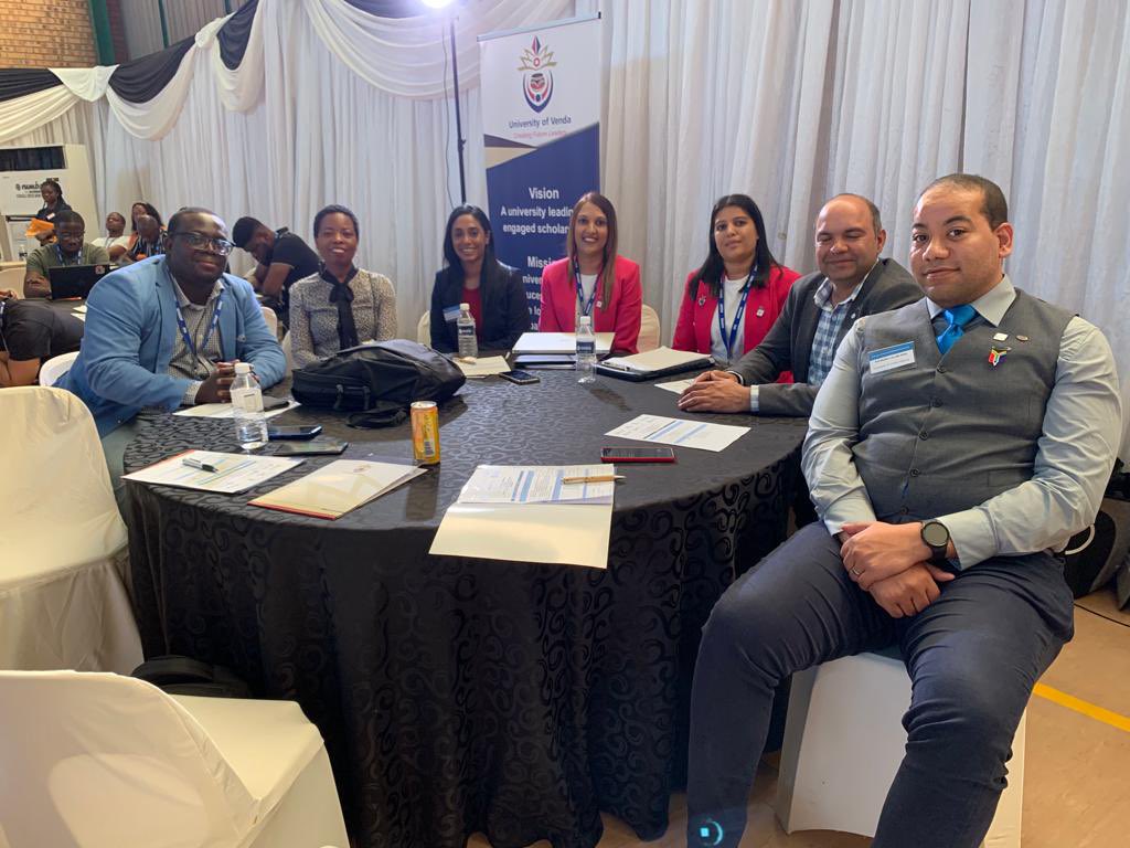 SAYAS_SA's tweet photo. @SAYAS_SA Executive Committee at the #AYSC2023 @Univenofficial. The voice of South African young scientists , captured by @HSoodyall @ASSAf_Official @dsigovza @NRF_News @HSRCza @owsd_sanc @PKumarJHB @dvanderhaar @ThashreeM @natisha_dukhi @mosesbasitere #CapacityDev #Research https://t.co/RBztf6rL71