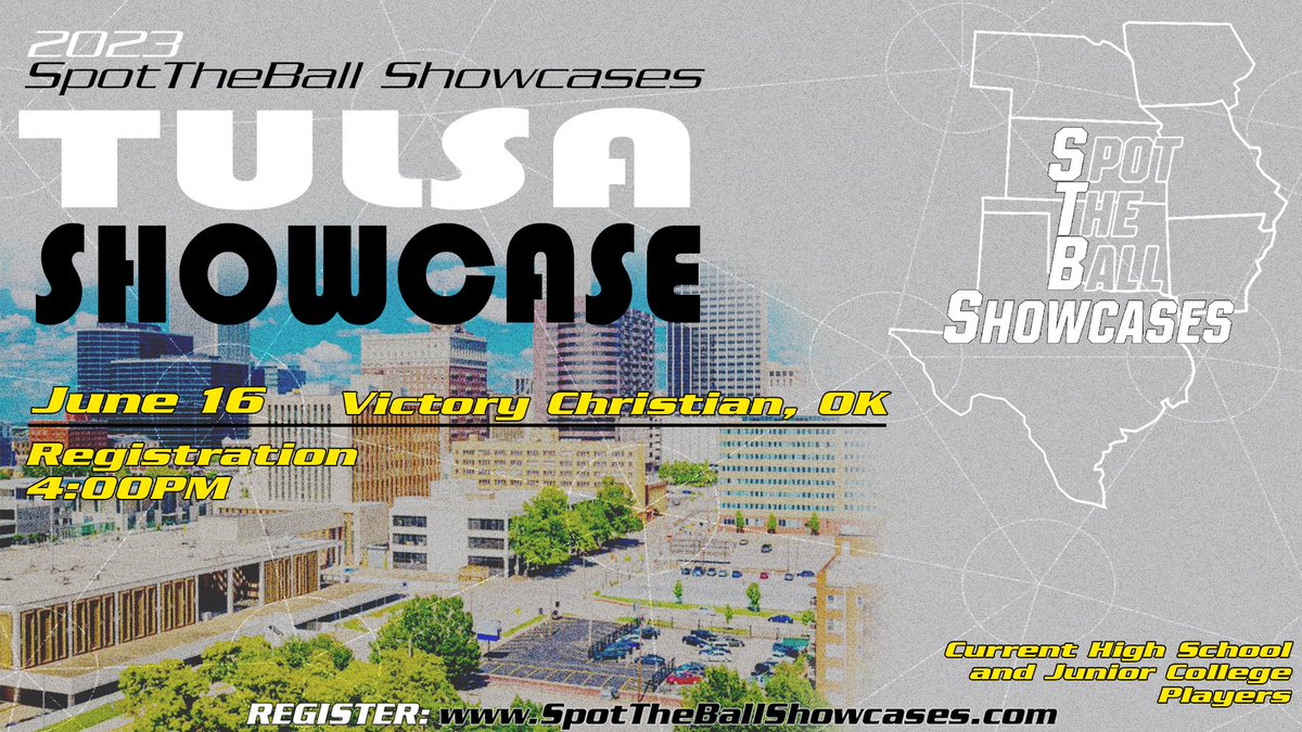 🅒🅐🅜🅟 🅦🅔🅔🅚
4 Days until the best options for Camp Season gets kicked off in Wichita, KS! Get coached AND recruited! 
💳$50 Online
💵$60 Walk-Up
 spottheballshowcases.com
6/15 bit.ly/STBWichita2023
6/16 bit.ly/STBTulsa2023

#STBShowcases