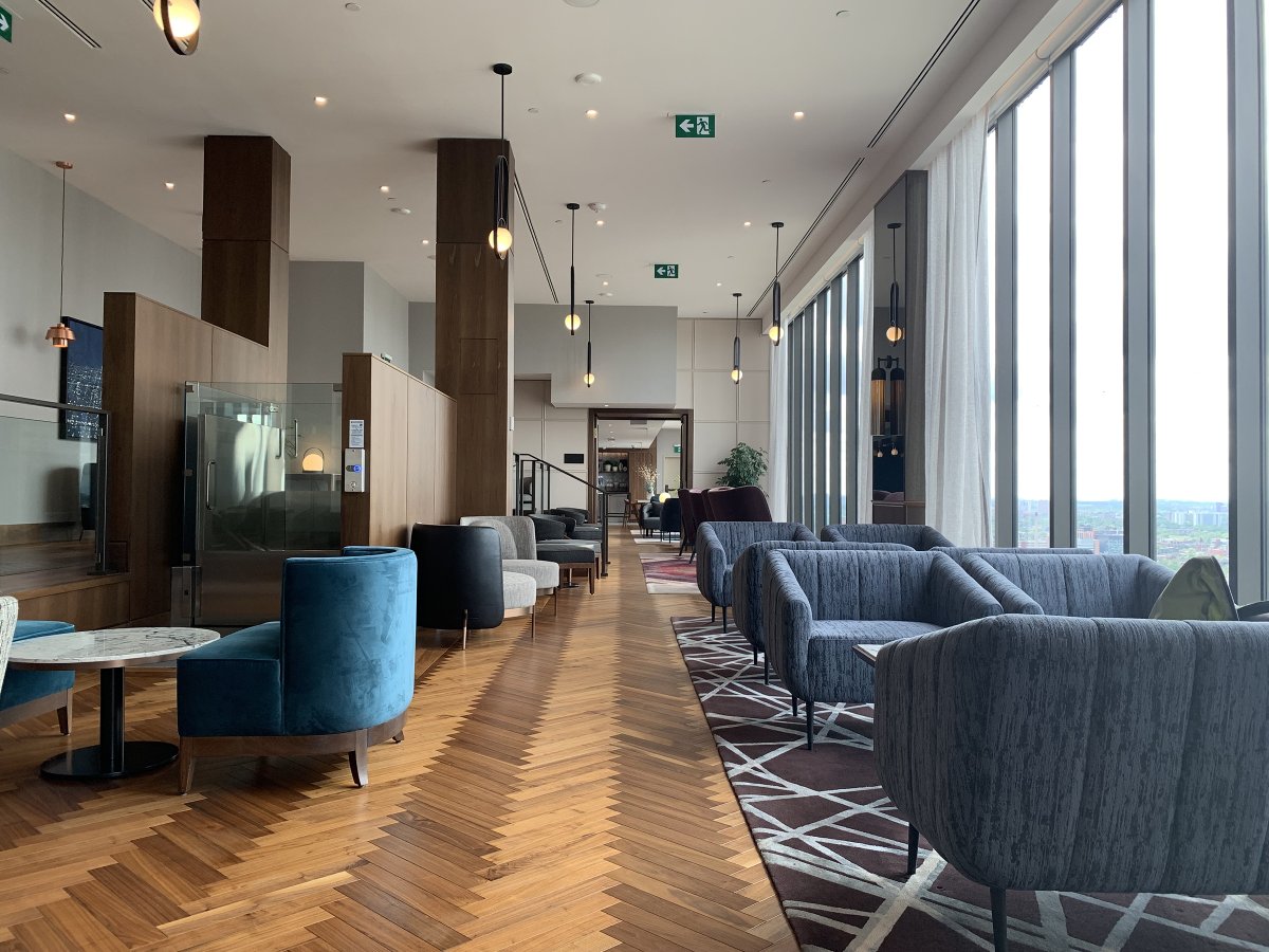 EasternConst's tweet photo. Sheraton Centre T.O. Reno:
Completed in 2022 a vibrant, sophisticated &amp; welcoming space intended for an exceptional guest experiences. 
#JLLCanadaInc
#architectsAlliance
#EasternConstructionCompany
#Entuitive
#HHAngusAssociates
#JohnGCooke
#MBTWGroup
 https://t.co/pZGF11TXwk? https://t.co/DpocW5VhMi