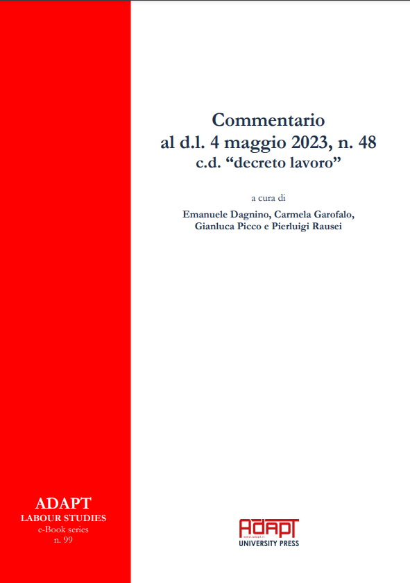 bollettinoADAPT's tweet photo. 🔴Decreto-lavoro: prime interpretazioni e osservazioni tecniche

✍️a cura di Emanuele Dagnino, Carmela Garofalo, Gianluca Picco e Pierluigi Rausei

#OpenAccess 

➡️Leggi qui: https://t.co/rZw4sO6uye https://t.co/HMM6Ay0tA6