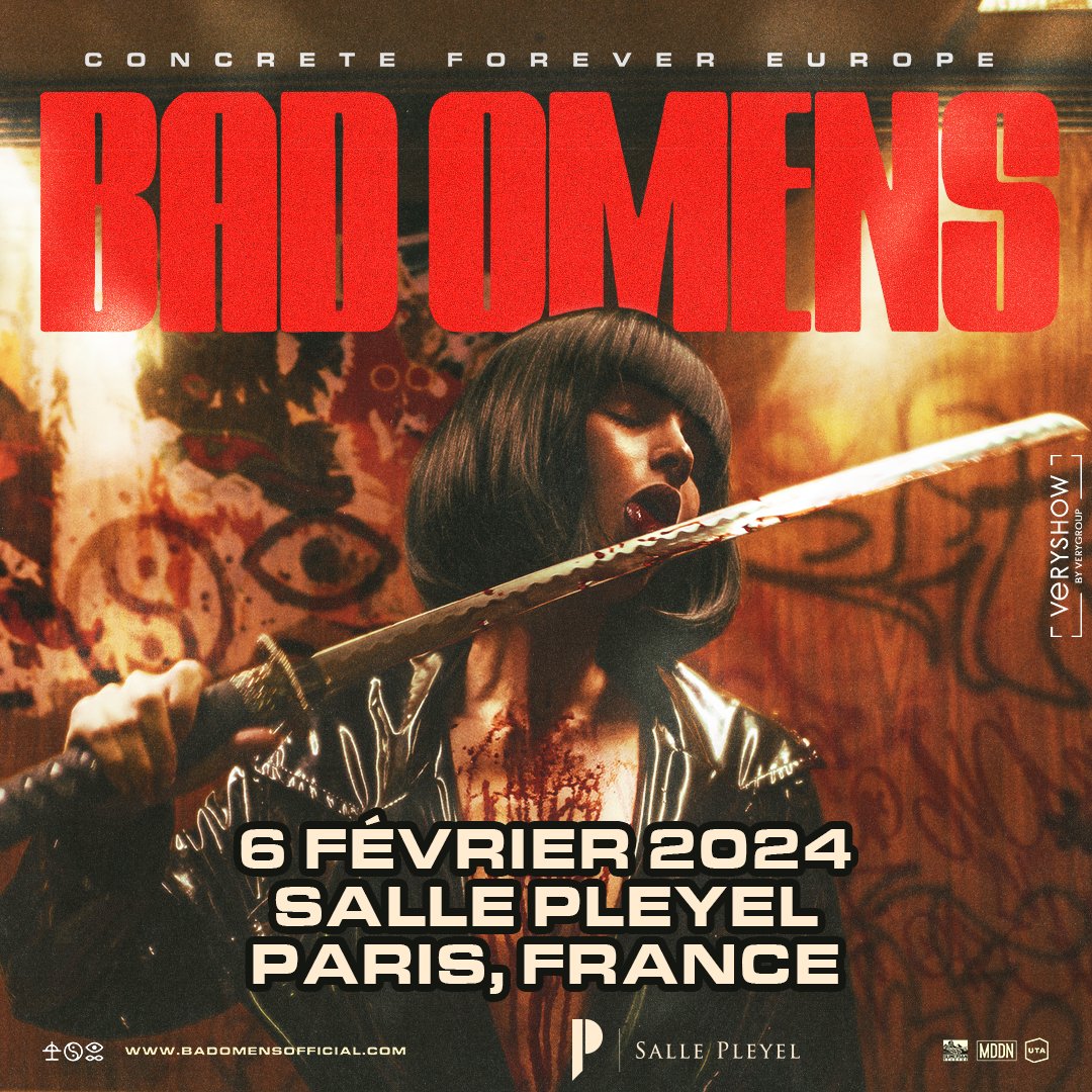 concertaparis's tweet photo. @badomenscult seront de retour le 6 février 2024 à la @sallepleyel pour une nouvelle date !

⏰ Mise en vente le 16 juin à 11h
📅 https://t.co/GSGEI3i8nu https://t.co/HBbpojoQI6