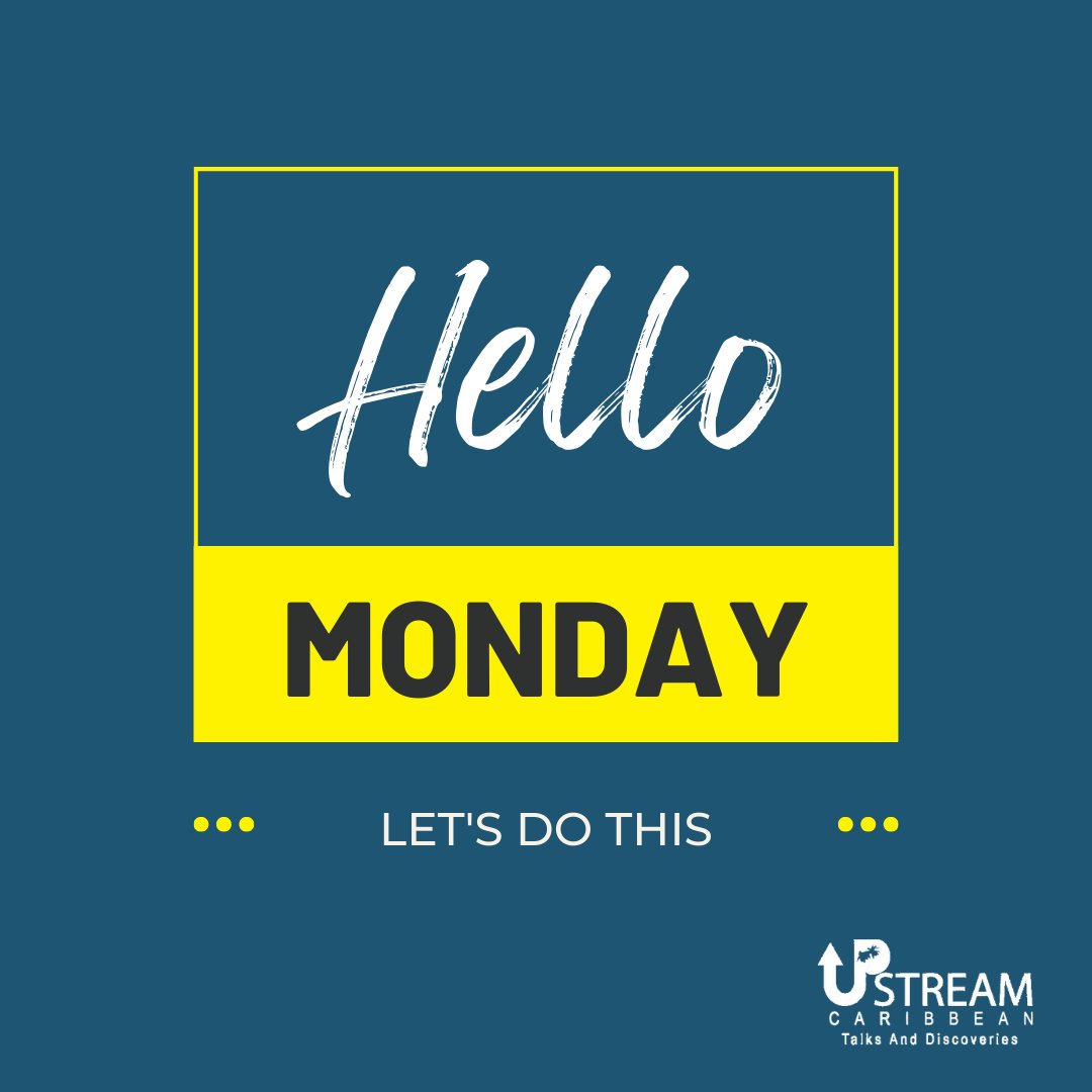 Nobody likes crawling out of bed on a Monday but today is a brand new day that sets the tone for your work week!

Come on! You’ve got this! Motivational Monday make it count!!
 
#UpStreamCaribbean #podcast #podcasting #podcastsho #motivation #PodcastLifeMatters #MotivatonalMonday