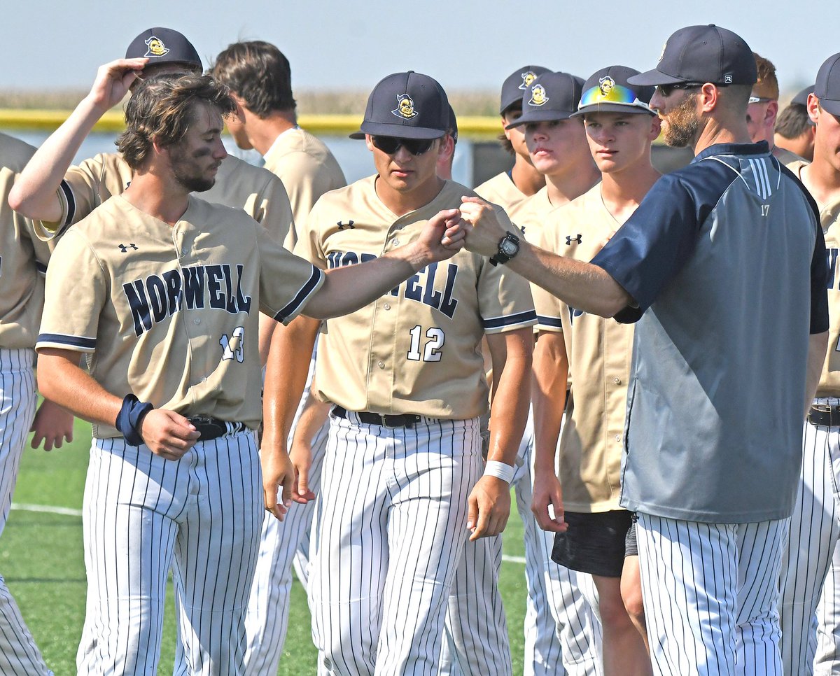 RyanWalkerHU's tweet photo. Norwell's playoff run came to a close on Saturday against the defending champs and No. 2 Andrean.

That doesn't mean the Knights season went to waste, with another sectional and regional championship. I've got a game story and word from HC Dave Goodmiller.
https://t.co/I56x7OYuaF https://t.co/hRa15c7lPm