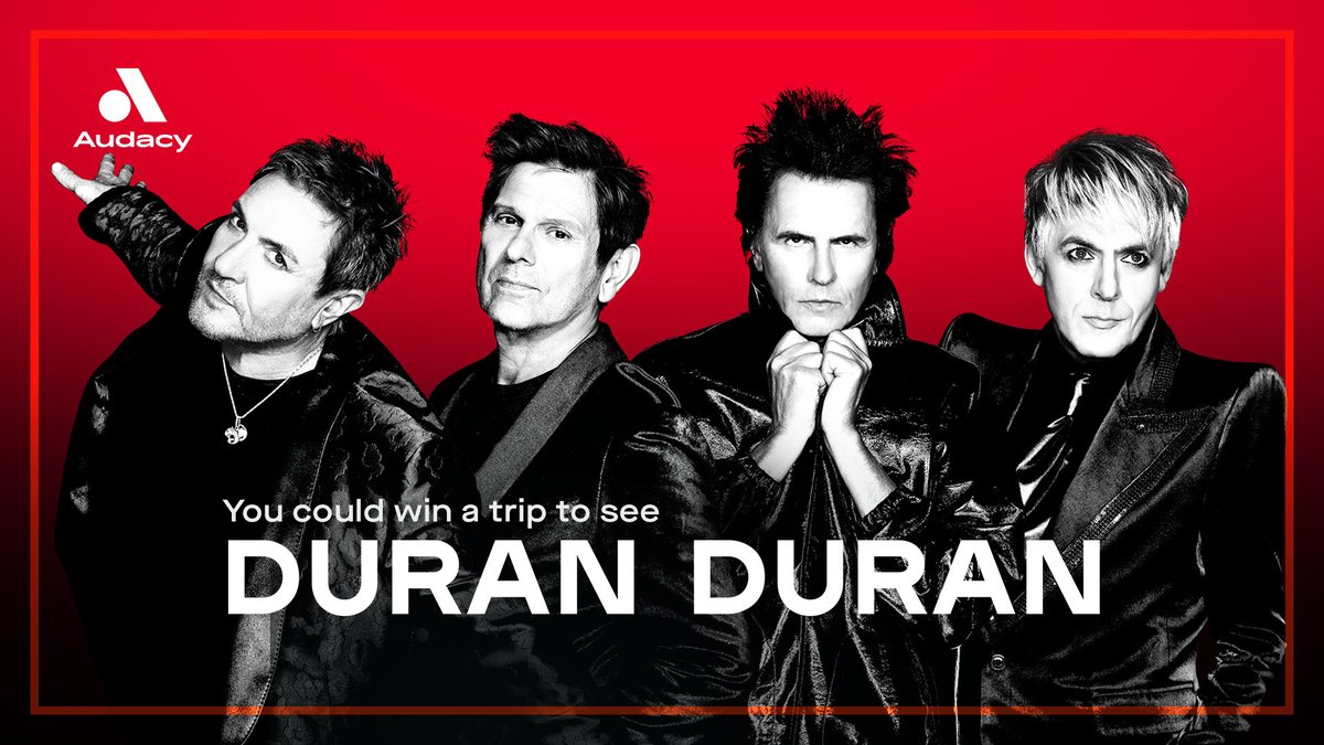 TheNew1013's tweet photo. You could win a trip to see @duranduran including roundtrip airfare, hotel, and a Meet and Greet with the band! 🤩 All the details 👇 https://t.co/ImGj6h9WXR https://t.co/uLA8qdlLtP