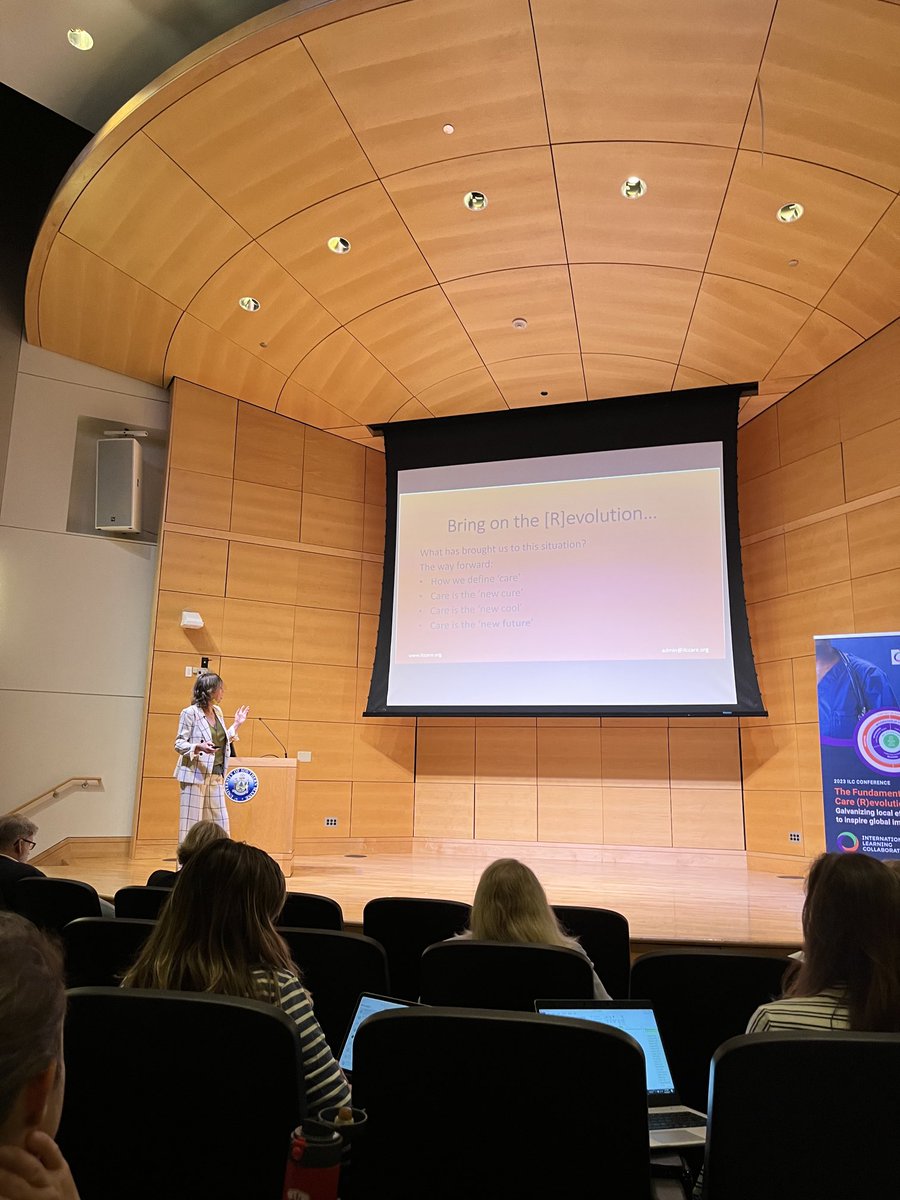 Care is the new cure ⁦<a href="/alisonlkitson/">Professor Alison Kitson</a>⁩ ⁦<a href="/ILCconnect2care/">ILC Connected 2 Care</a>⁩ off to great start at Portland ILC conference