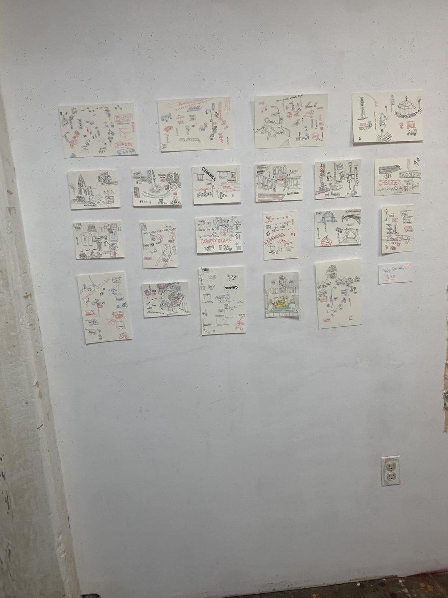 Pufferella's tweet photo. Thank you to everyone who came to my open studio this weekend! I am so thankful for the wonderful turnout, all the comments and feedback! Thanks for supporting the arts!
#greenpointopenstudios2023 #brooklyn #art #openstudios #artcollector #artist  #nyc #newyork #sewing #painting https://t.co/j85WxFLp6X