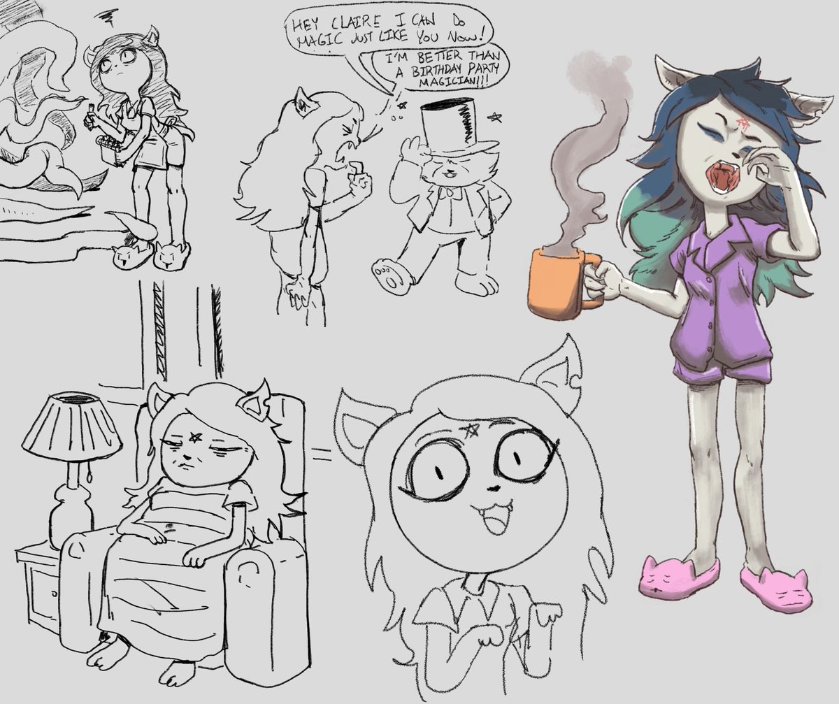 SeniorRock2's tweet image. I drew a bunch of Claire's yesterday