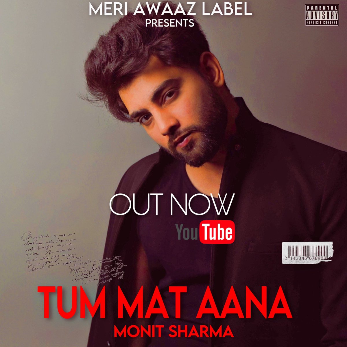 MonitSharma11's tweet photo. https://t.co/qh5cniLMQ4 
Tum Mat Aana song has been released at Meri Awaaz Label on YouTube #newsong #outnow #lyricist #originalsong #singersongwriter #music #monitsharma @MonitSharma11 https://t.co/oWXyH9ouMc