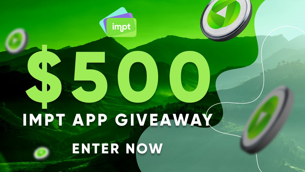 IMPT_token's tweet image. ✨ IMPT APP GIVEAWAY ✨

Do you use the IOS or Android IMPT app to take your shopping on the go? PROVE IT and you could win part of $500 of $IMPT! 📱

TO ENTER ⤵️
✅ Follow @IMPT_token
✅ Like + RT this post
✅ Tag 2 friends
✅ Reply w/ a screenshot of the IMPT app on your phone