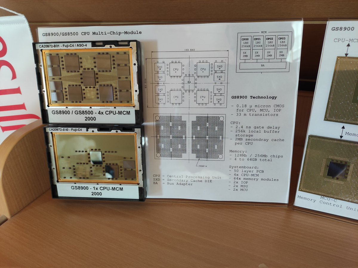 Loeschzwerg_3DC's tweet photo. Another stand-up display about the Fujitsu GS8900 mainframe is ready. This time about the CPU multi chip modules and further technical information 😎👍🏻 

#mainframe #museum #fujitsu #globalserver #gs8900 #s390 https://t.co/2rdEhUoisP