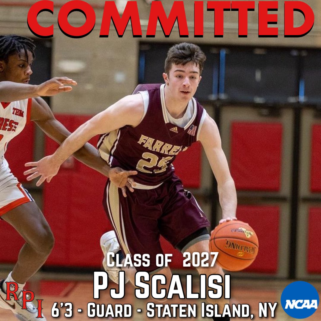 RPI_MBB's tweet photo. Class of 2027 | PJ Scalisi | Staten Island, NY | 6’3 | Monsignor Farrell HS | Averaged 16 ppg | Led team to CHSAA Class A City Championship, State Championship, &amp; Federation Championship | All-State Class A 1st Team | 2x All-CHSAA 1st Team | 2x Tom Konchalski Sportsmanship Award https://t.co/hlgZKxVX8j