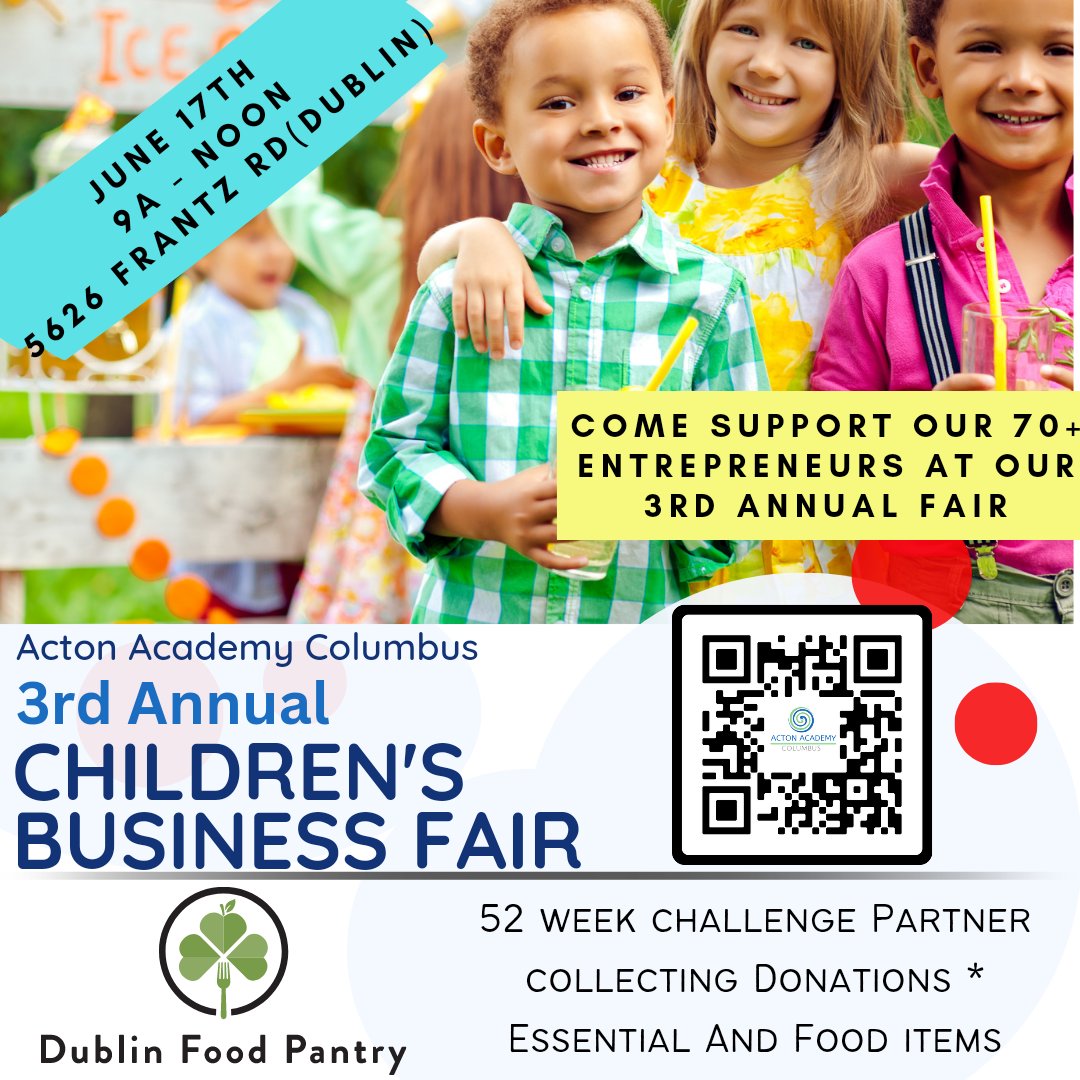 ActonColumbus's tweet photo. We'd love to get a big crowd to support our entrepreneurs.
🧡 Saturday, June 17th (9a - Noon)
🧡 5626 Frantz Rd (Dublin) https://t.co/IR5zUjrmss