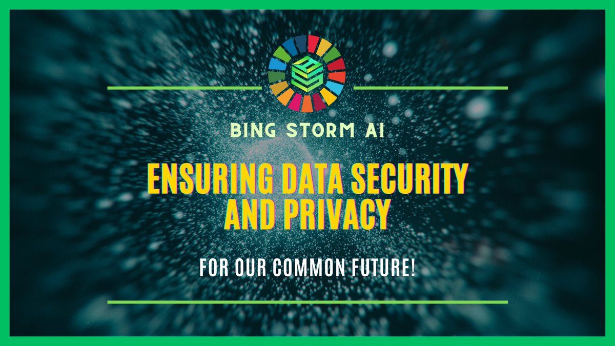 Bingstorm001's tweet photo. With the continuous development of artificial intelligence technology, we also need to consider how to promote the application and development of artificial intelligence while ensuring data security and privacy.#artificial intelligence#data security#privacy https://t.co/Ec5D1jLV8x