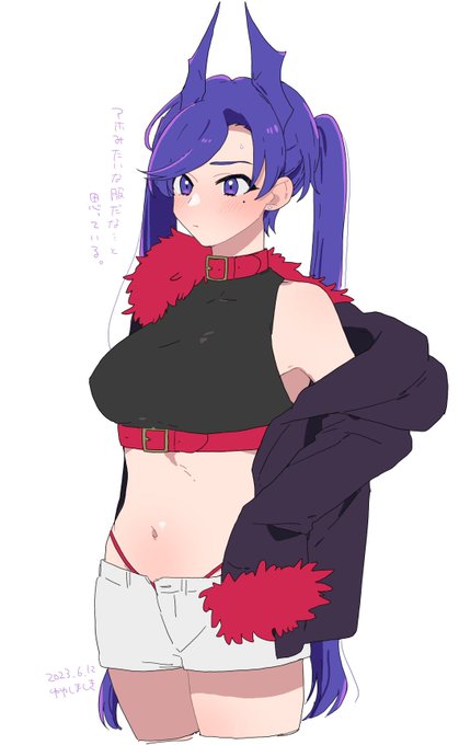 FAで慎弥にテインの服を着せてもらって、めちゃくちゃ嬉しかったのでわたしも描きました!!! https://t.co/71ZYaBMkpR 