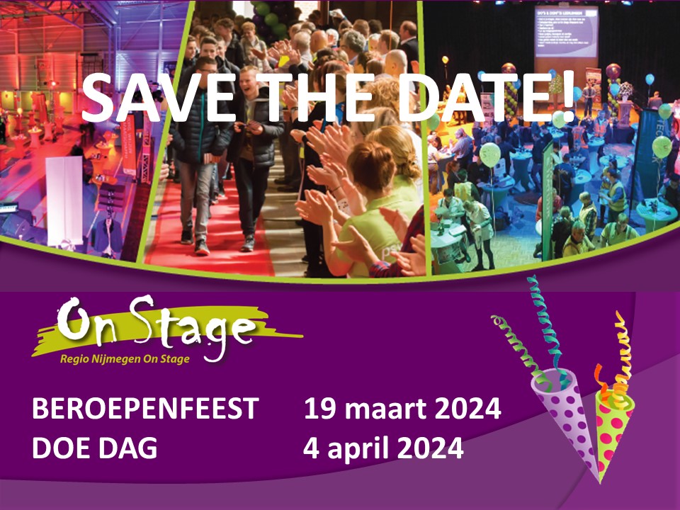 Regio Nijmegen On Stage (@nijmegenonstage) on Twitter photo We kijken terug op een fantastische 1e editie van regio Nijmegen On Stage! Met veel plezier kondig ik hierbij de data aan van de 2e editie.
Meer informatie over meedoen als bedrijf of aanmelden voor de nieuwsbrief? mail@regionijmegenonstage.nl of ga naar lnkd.in/ec-GikK5 We kijken terug op een fantastische 1e editie van regio Nijmegen On Stage! Met veel plezier kondig ik hierbij de data aan van de 2e editie.
Meer informatie over meedoen als bedrijf of aanmelden voor de nieuwsbrief? mail@regionijmegenonstage.nl of ga naar lnkd.in/ec-GikK5
