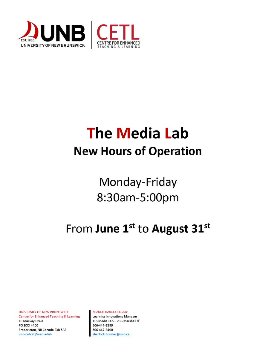 MediaLabUNB tweet picture