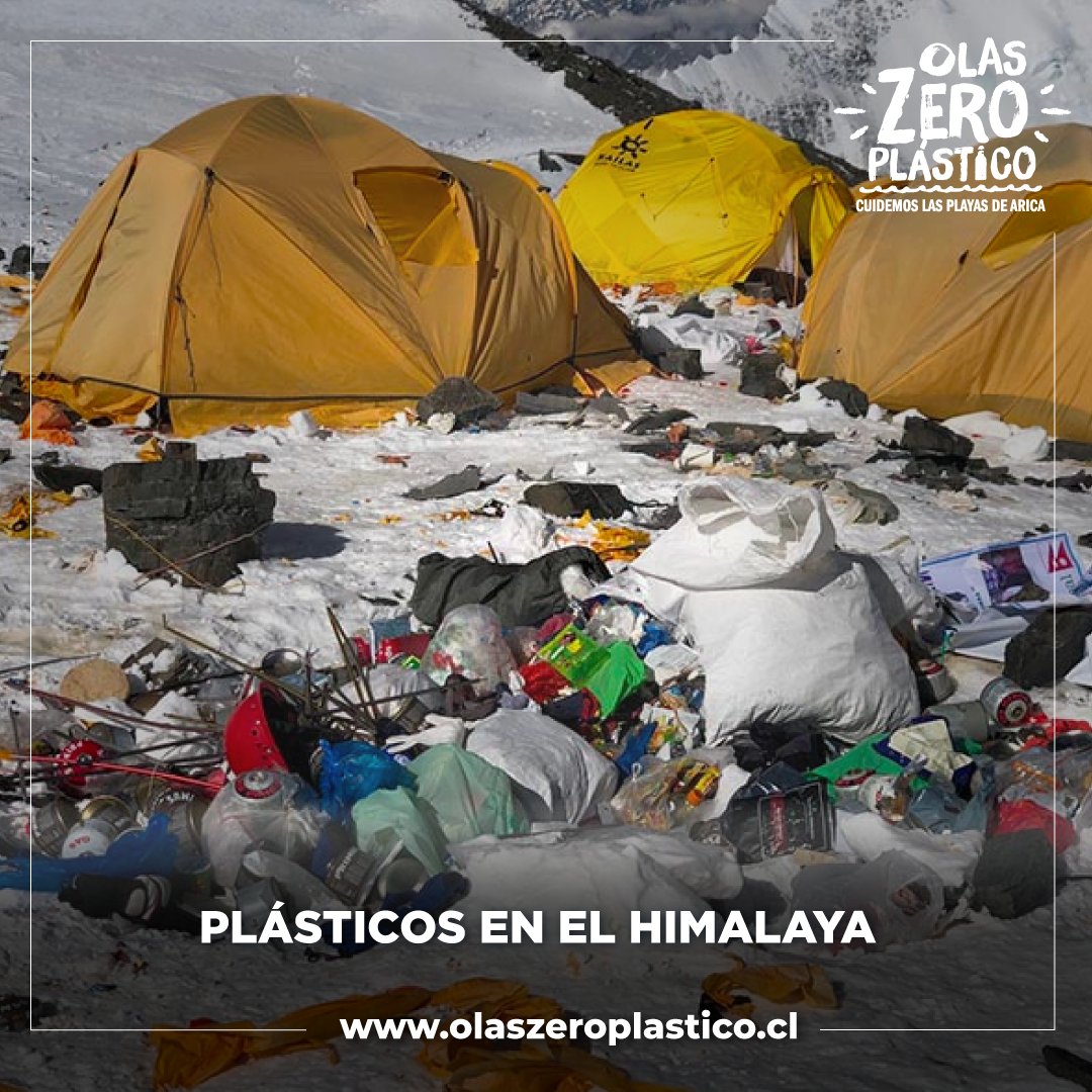 olaszeroplastic's tweet photo. No solo en las playas🏔️ Los Himalayas, tesoros naturales amenazados por el plástico y la basura dejada por visitantes y turistas.🌍🗑️ Juntos podemos hacer la diferencia. ¡Di NO al plástico en los Himalayas y en todos lados! 🚫🙅‍♀️ #OlasZeroPlastico #Arica #Limpiemoslasplayas https://t.co/tj93ydAjow