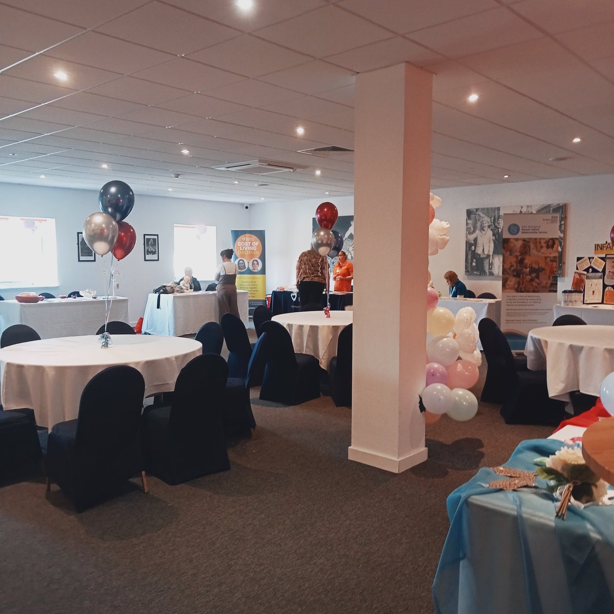 Lovely morning attending our first  baby shower event at <a href="/BlackpoolFC/">Blackpool FC</a> 
 Been busy talking to expectant families about healthy start vouchers &amp; child benefit along with relaying positive messages about bonding with bump &amp; baby and signposting to local services 😊 <a href="/CECDBlackpool/">Better Start</a>