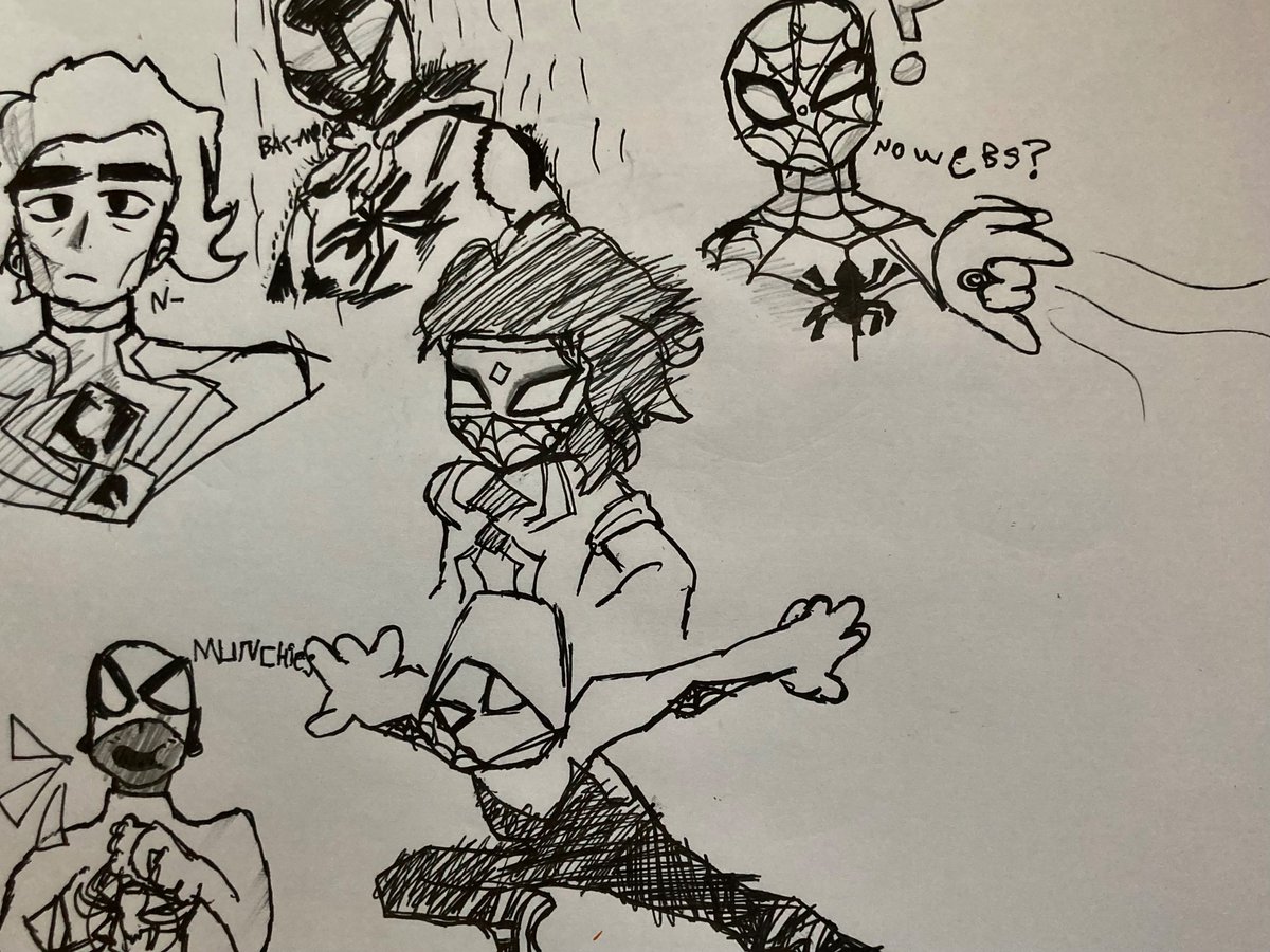 NDoddels's tweet photo. #SpiderManAcrossTheSpiderVerse #SpiderVerse I think I’m becoming in love with this movie 🍿 https://t.co/0pxmMVwWoo