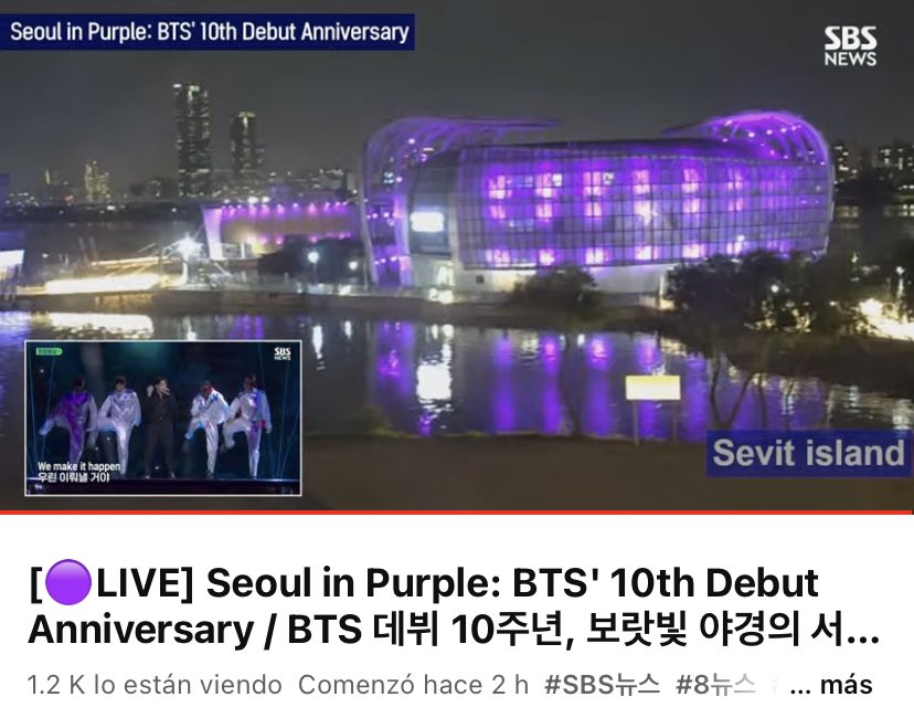 btschartsxdaily's tweet photo. SBS YouTube- Seoul in Purple: BTS' 10th Debut Anniversary"

https://t.co/gG35ghHKBn
#BTS10thAnniversary #2023BTSFESTA https://t.co/zJOxU7UrPV