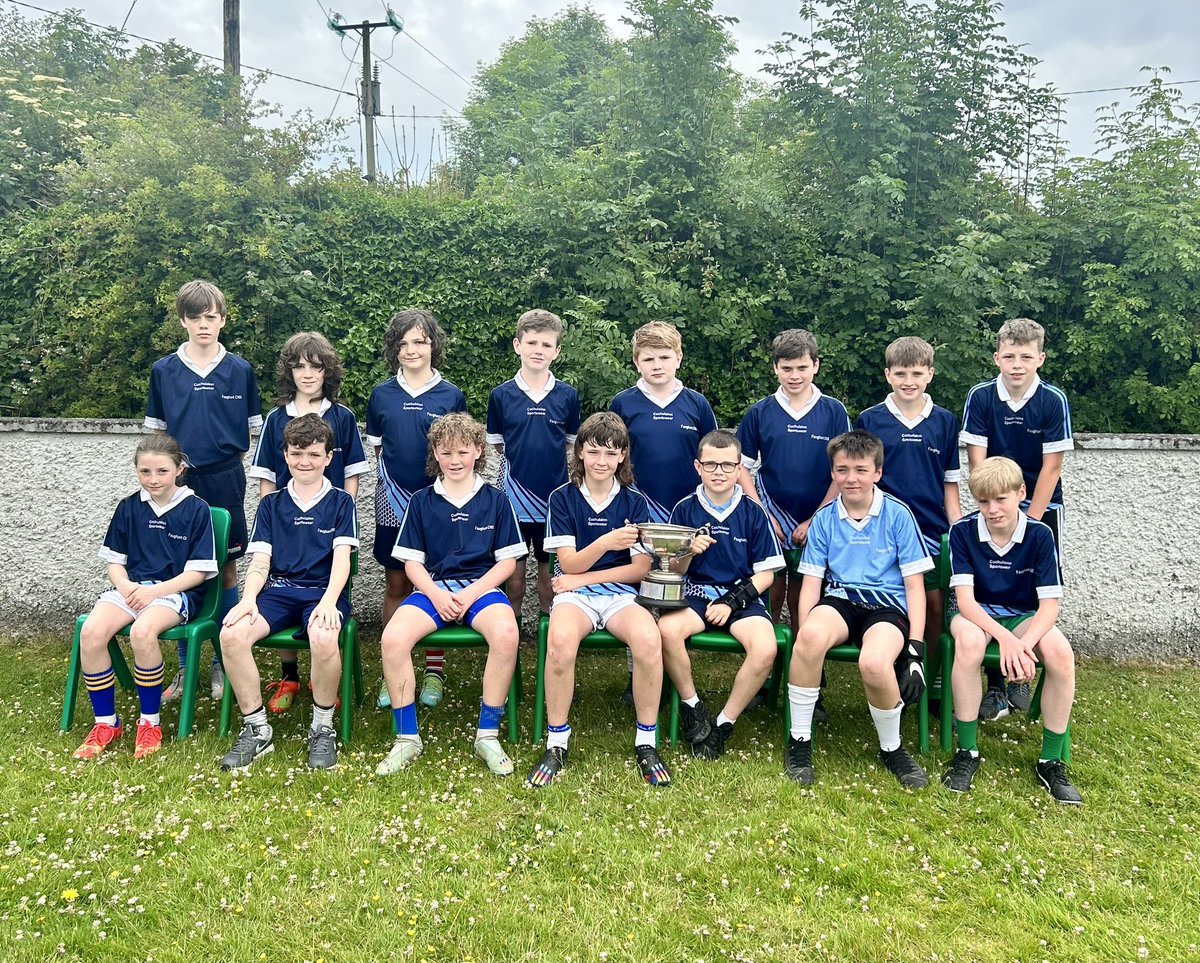 And that’s our season! 😔Unfortunately our season has come to an end with the loss today but we are so proud of this team. They worked so hard and it paid off with our first ever GAA trophy! 🏆well done to the boys and girl who represented us so well! #gaa