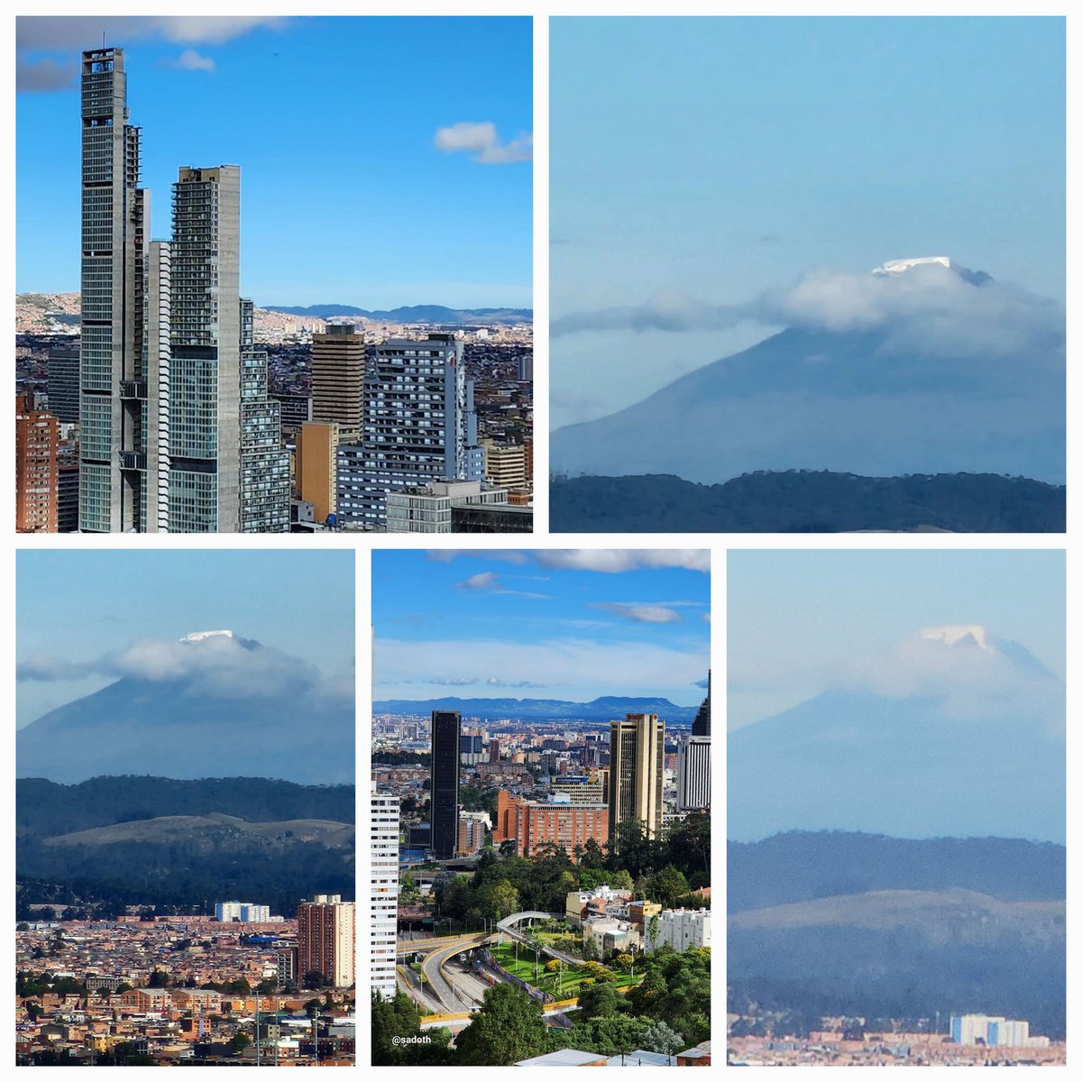#Bogotá y el #nevadodelruiz #cieloazul #sinfiltro #picoftheday #SamsungS22Ultra #s22ultra #s22ultraphotography