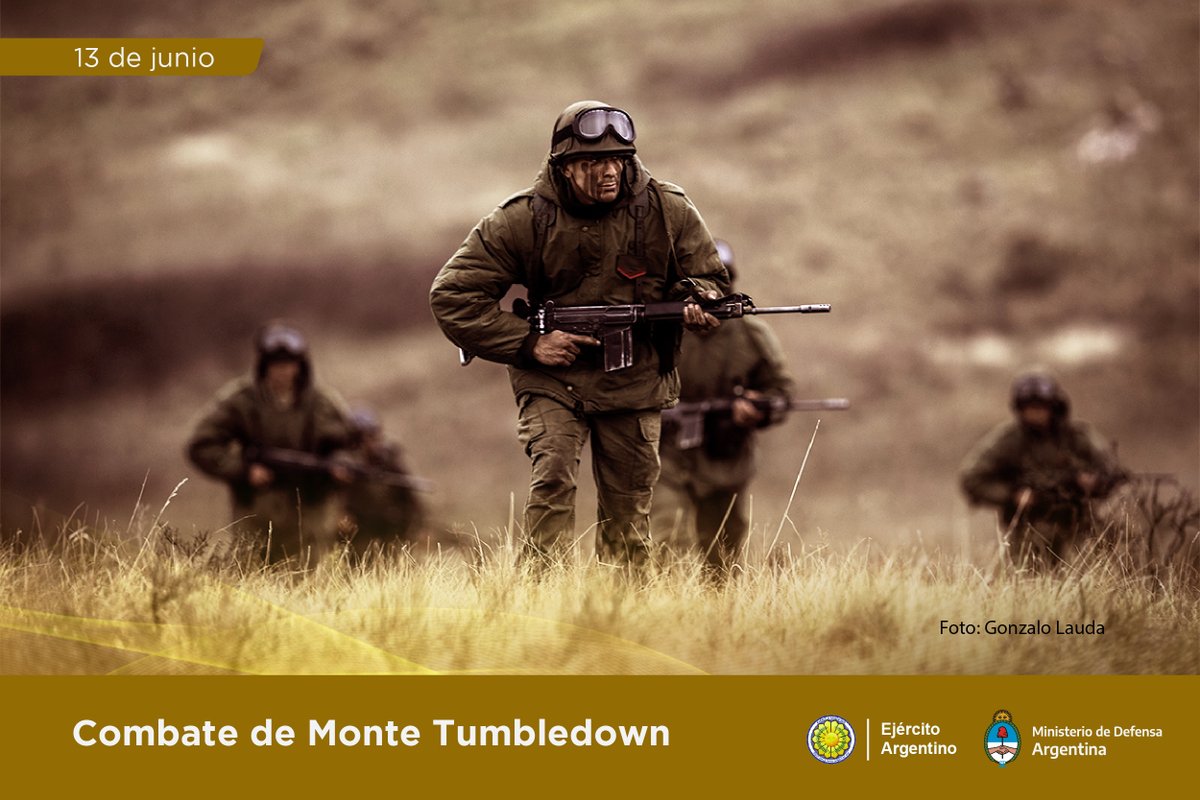 1982 🇦🇷 13 de junio 🇦🇷 2023
41° aniversario del combate de Monte Tumbledown.