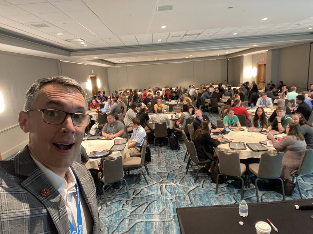 Tim_Volkmann's tweet photo. We’ve got some AWESOME collaboration going on here on @NCAADIII Day this AM. #CSCUNITE23 https://t.co/3Vd1XJiMdU
