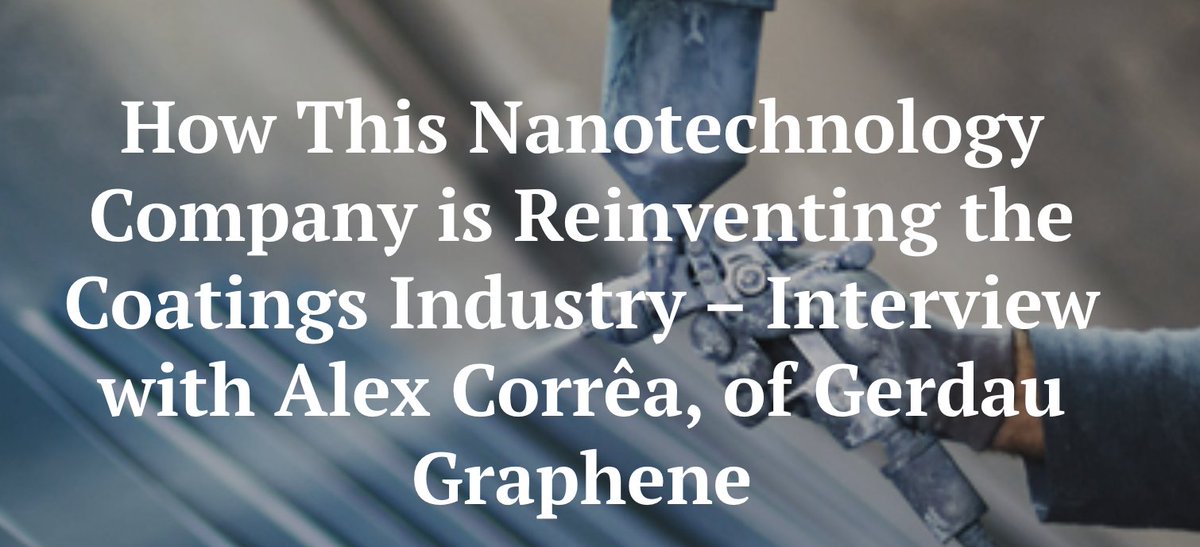 Join our CEO, Alexandre de Toledo Corrêa, and Jonathan Taylor, creator of @compositeweekly, in an episode discussing Gerdau Graphene's new innovations and discoveries: compositesweekly.com/how-this-nanot… #Podcast #CoatingsIndustry #Nanotechnology #Graphene #Innovation #GerdauGraphene