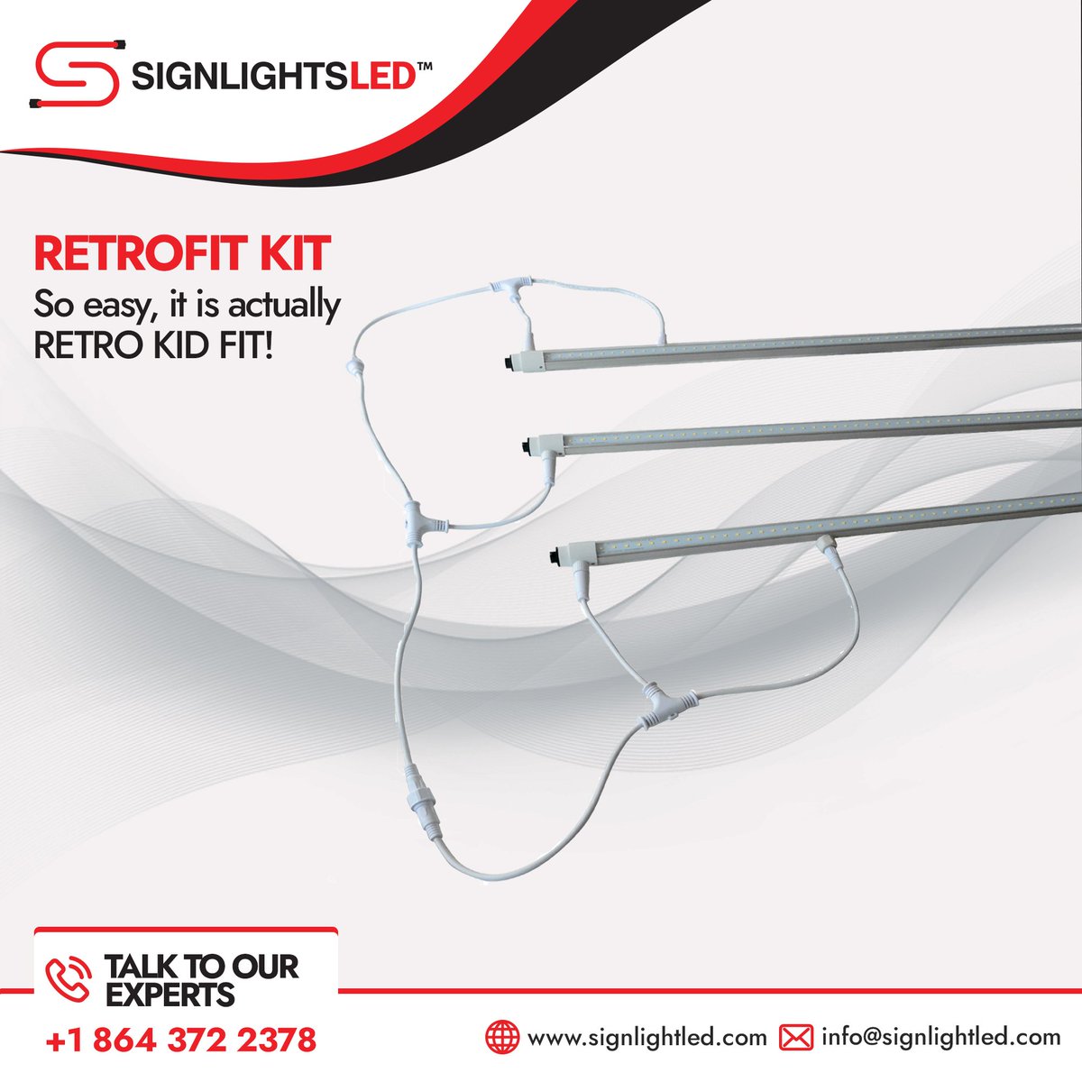 signlightled's tweet image. The #SIGNLIGHTS #LED “#RETROFITKIT” is amazingly easy and swift to Fit. Even a Kid, 8 yrs old can do it.
SignLights LED is a Wholesaler of Sign Lighting #Retrofit Kits.

Go ahead and Illuminate your #Business!
Call us on 📞 864-372-2378
or
Visit: signlightled.com