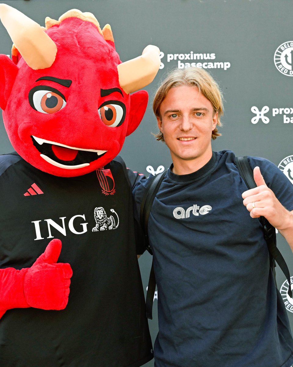 A warm welcome to Proximus Basecamp and the <a href="/BelRedDevils/">Belgian Red Devils</a> today ☀️

Good to be back 🖤💛❤️