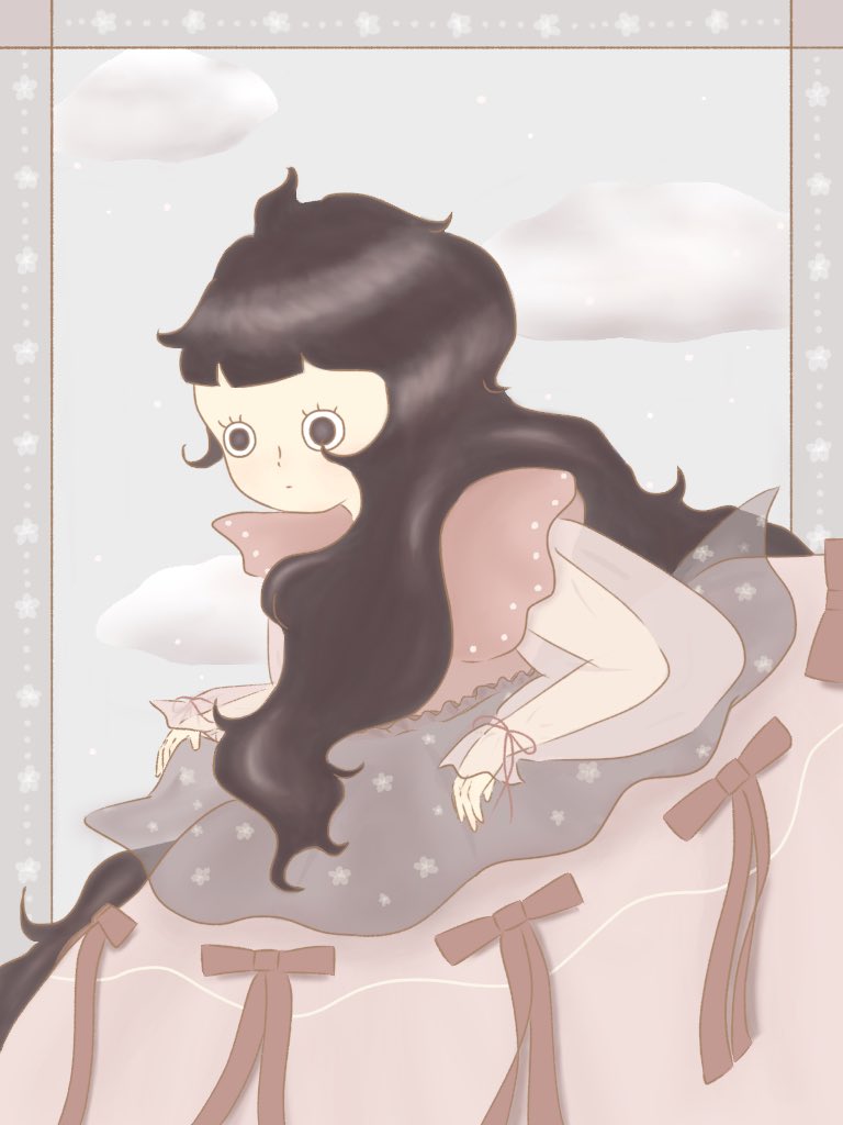 nashimo_airi's tweet photo. 「スモーキーブラウン」
スモーキーで個性的なブラウンカラーをイメージして描きました🌨️
#ビューティーン推し色創造イラコン https://t.co/560h6KLBiY