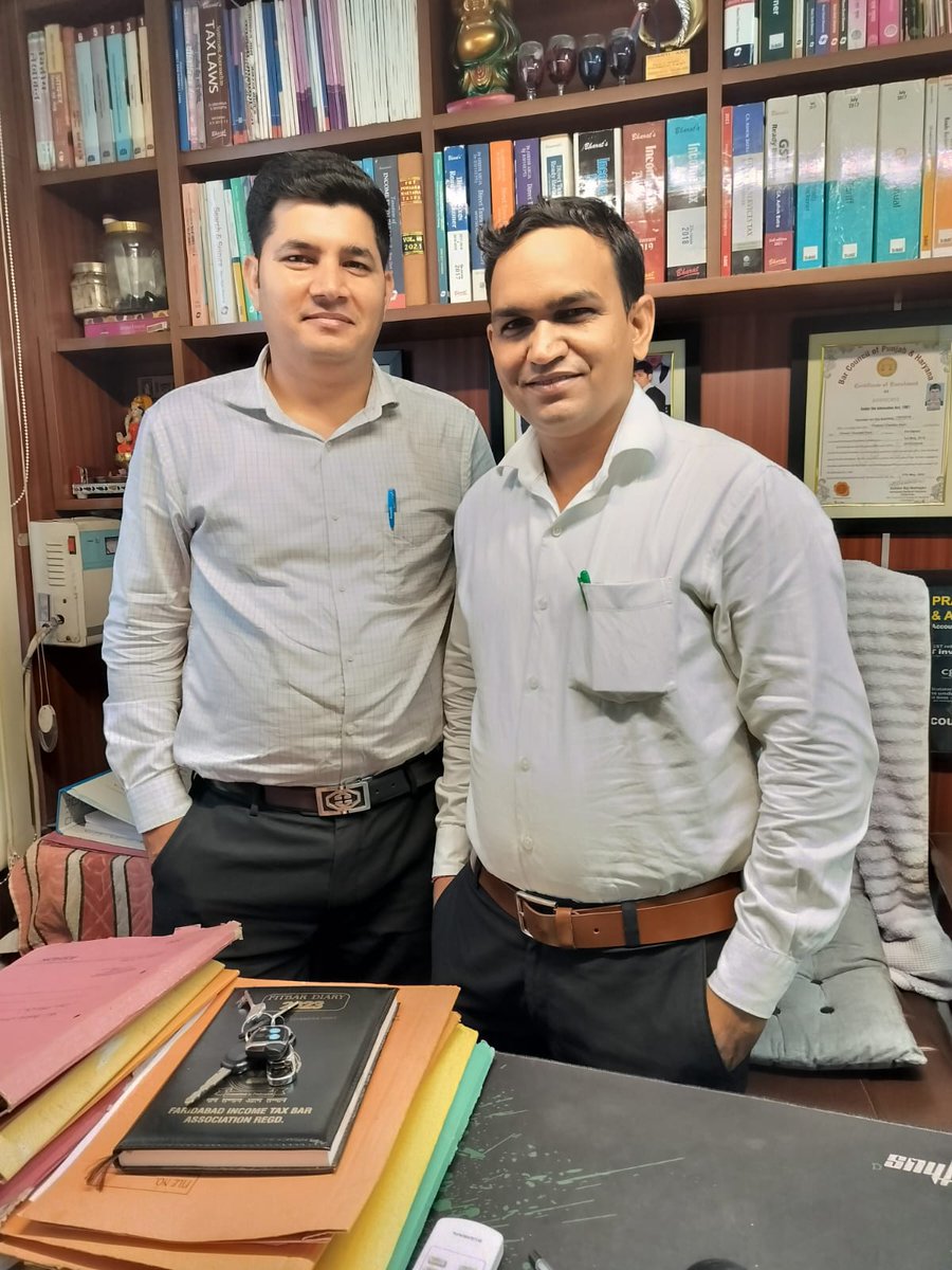 RajbirS19692381's tweet photo. 12/06/2023
डिस्ट्रिक्ट टैक्स बार एसोसिएशन (DTBA) फरीदाबाद में मेरी प्रस्तुति की कुछ झलकियां।GST इनपुट टैक्स क्रेडिट (ITC) पर स्टडी सर्कल मीटिंग में सेवा करना मेरे लिए सम्मान की बात है।
डीटीबीए परिवार का धन्यवाद|
Thanks to CA Rajesh Khandelwal

#GST #DTBA #advocate #gstconsultant https://t.co/lixZDthTxo