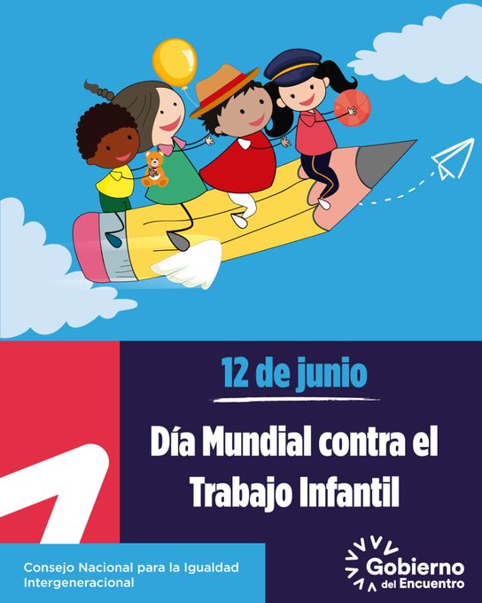 SeminternadoRa4's tweet photo. El 12 de junio se celebra el Día Mundial contra el Trabajo Infantil,  Se celebra el  Día de los Adolescentes y Jóvenes por la Inclusión Social y la  Convivencia contra toda forma de Violencia y Discriminación. @dmesantiago2019 
 @dpestgo  @LimontaReyes https://t.co/12avll0lXF