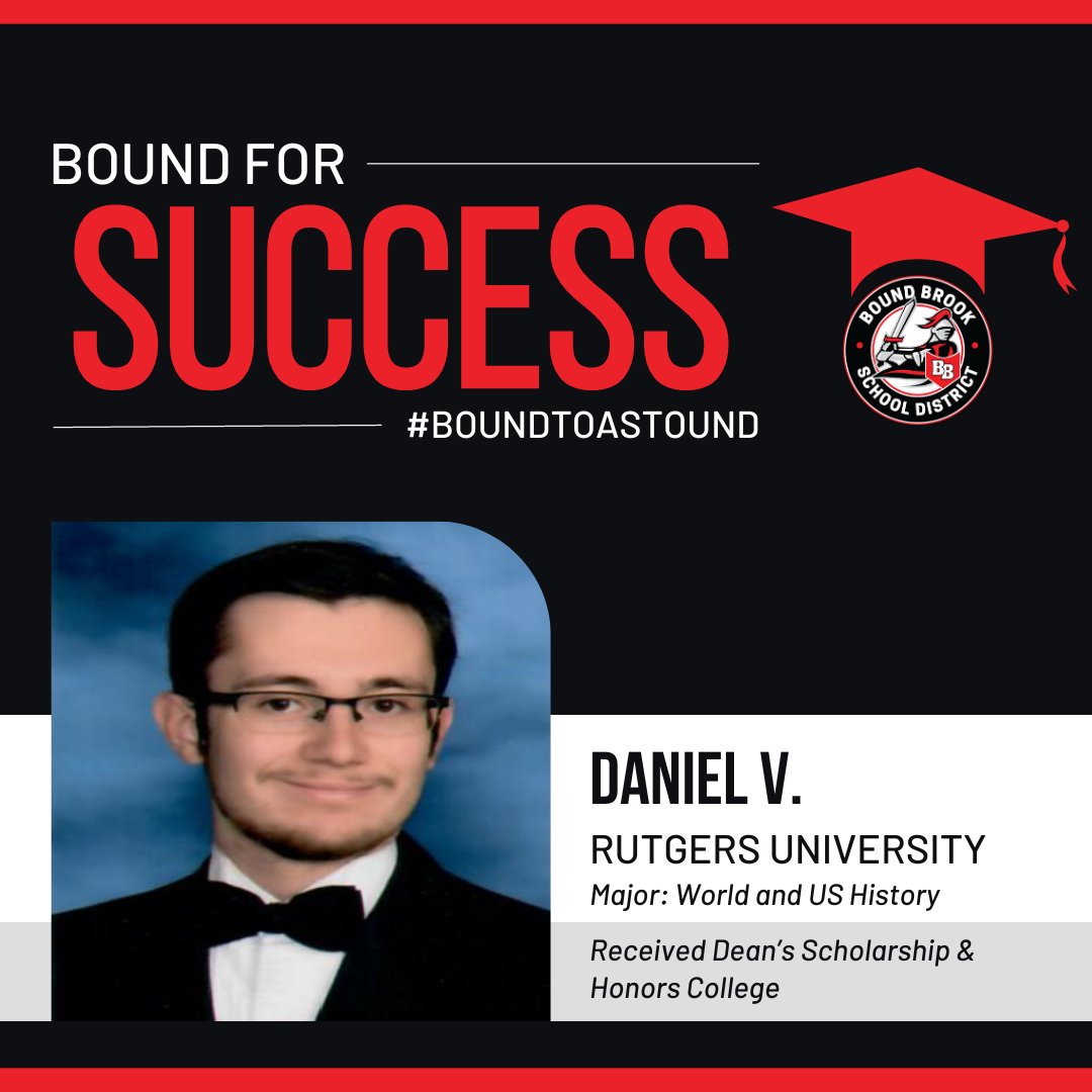 bound_brook's tweet image. The Class of 2023 is ready to make its mark and #BoundforSuccess! As we countdown to graduation, we'll spotlight some of our grads and their plans for the future. To kick off the series, meet seniors Jerel and Daniel! #BoundToAstound