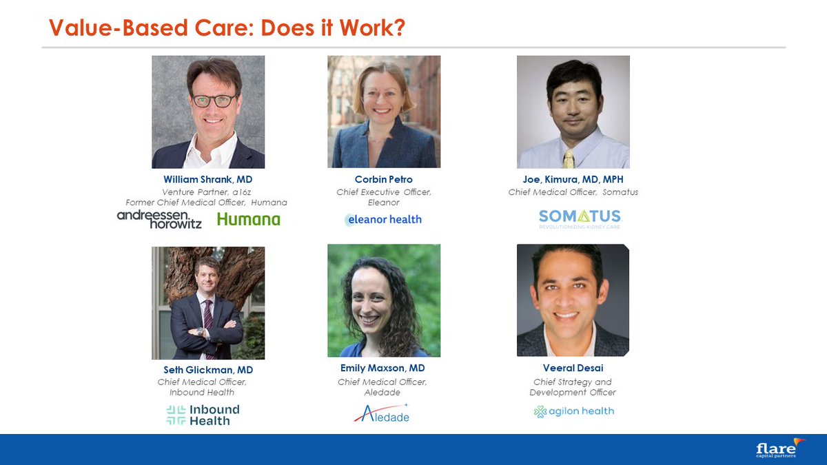 <a href="/FlareCapital/">Flare Capital</a>'s Expert Roundtable Series: Value-Based Care: Does it Work? is just one day away &amp; registration is still open! Make sure to sign up here: us02web.zoom.us/webinar/regist… Don't miss out on this awesome lineup of speakers: