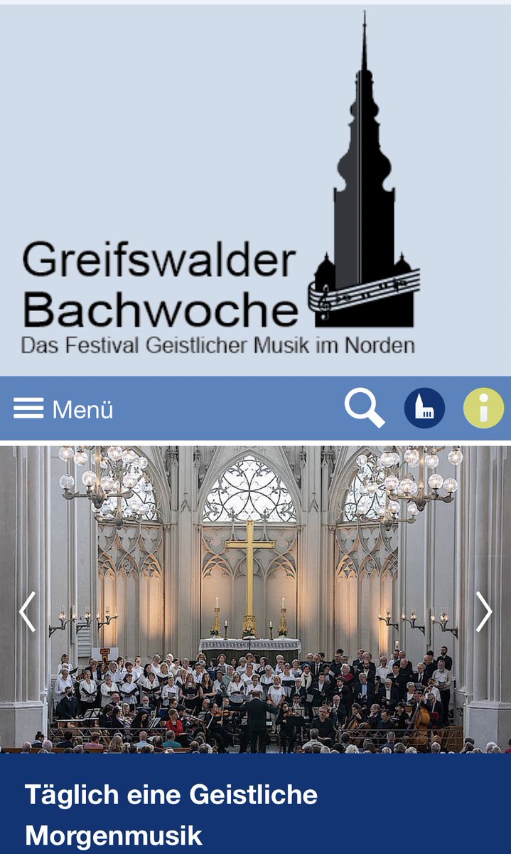Start #Bachwoche #Greifswald greifswalder-bachwoche.de