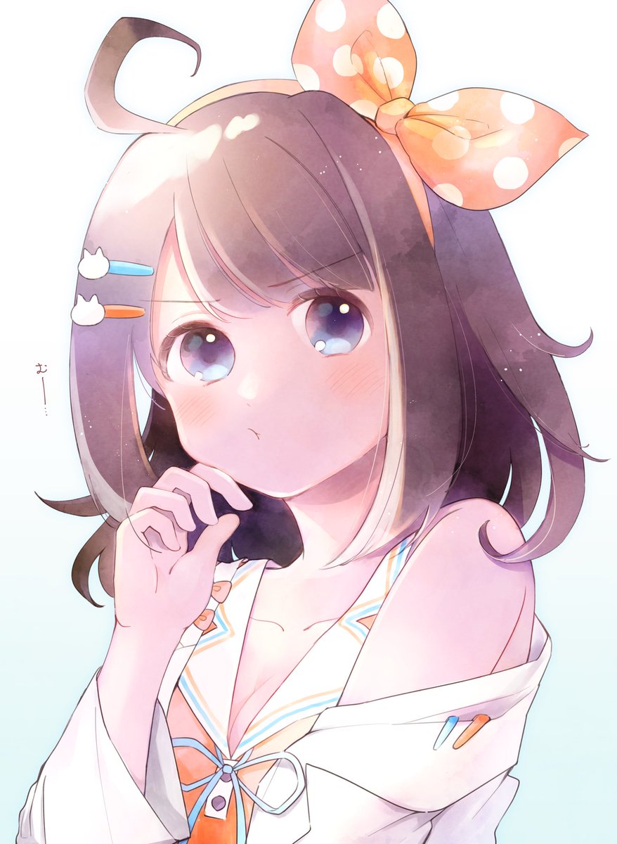 「図月つくるちゃん(さっきツイートしたけどミス見つけてあげ直しです) #図月画工作」|はるキャベツ@C102土曜東ノ26aのイラスト