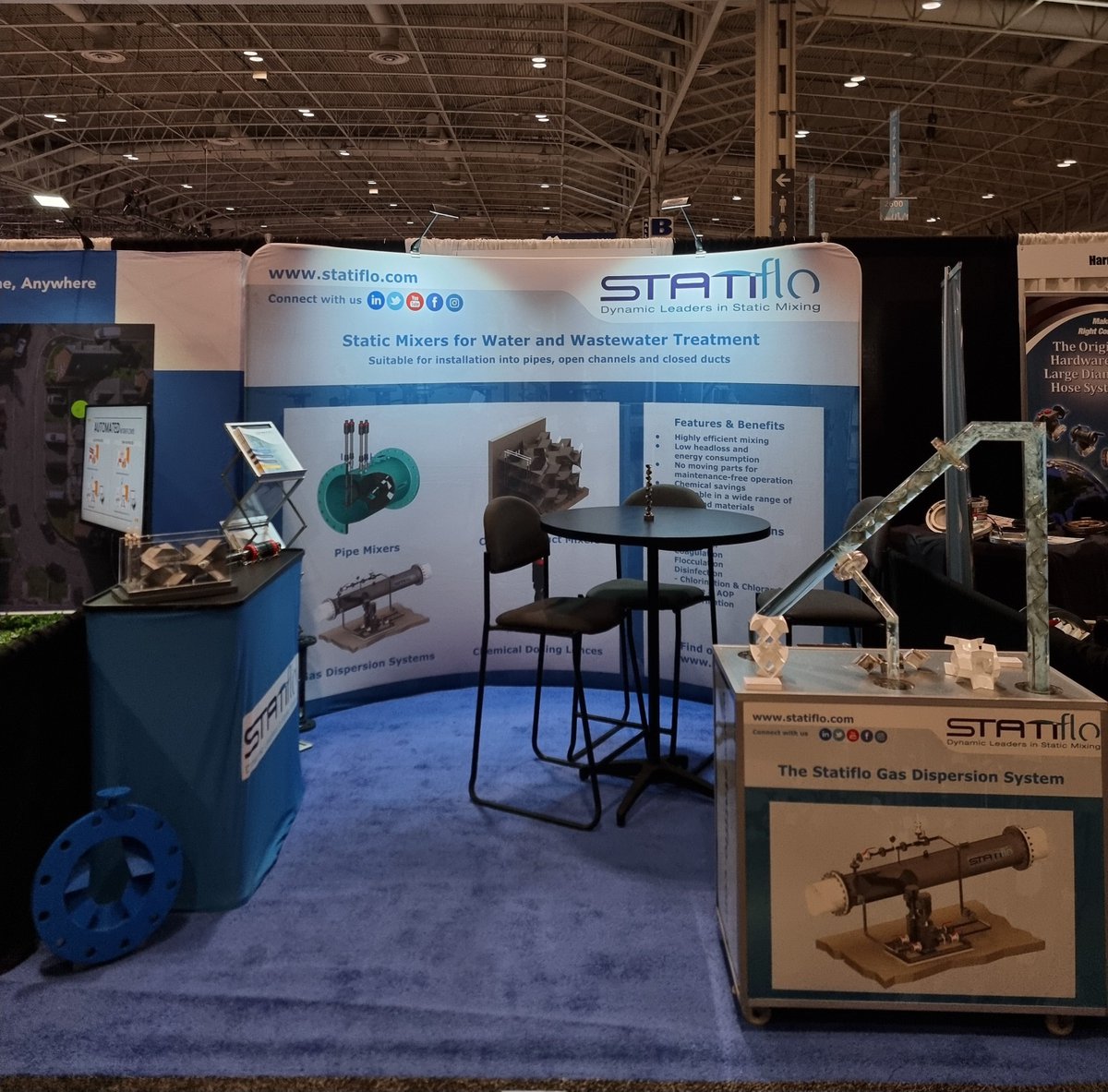 Statiflo's tweet image. Ace Water 2023 is underway at the Enercare Center in Toronto, Canada!

Come and visit our team at stand 2934 to find out how we can help you save money and chemicals in your water treatment process.

#statiflo #staticmixers #mixingtechnology #acewater #awwa #acewater2023