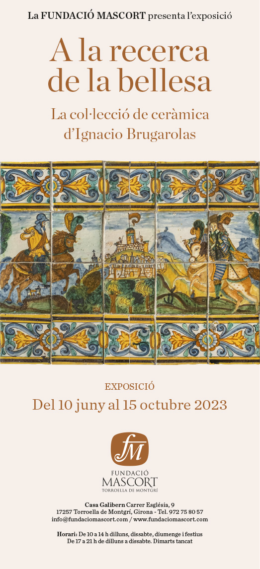 FundacioMascort's tweet photo. Ja podeu visitar l'exposició "A la recerca de la bellesa. La col·lecció de ceràmica d’Ignacio Brugarolas", del 10 de juny al 15 d'octubre de 2023
#FundacióMascort #CasaGalibern #TorroelladeMontgrí #ceràmica #terrissa #pisa @AjTorroella @baixemporda_tur @VisitCostaBrava https://t.co/sbdSGghBAz