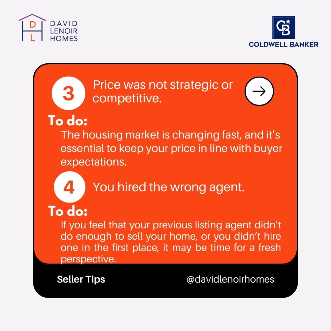 DLenoirHomes's tweet image. Don't lose hope if your property didn't sell during its first listing. This doesn't mean it's a hopeless case for your home in the market.

Get the sale you deserve! Get in touch with me today for a FREE consultation! #ExpiredListing #SellMyHome #FastSale #SellNow #davidlenoir